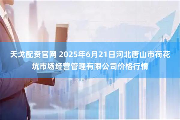 天戈配资官网 2025年6月21日河北唐山市荷花坑市场经营管理有限公司价格行情