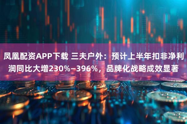 凤凰配资APP下载 三夫户外：预计上半年扣非净利润同比大增230%—396%，品牌化战略成效显著